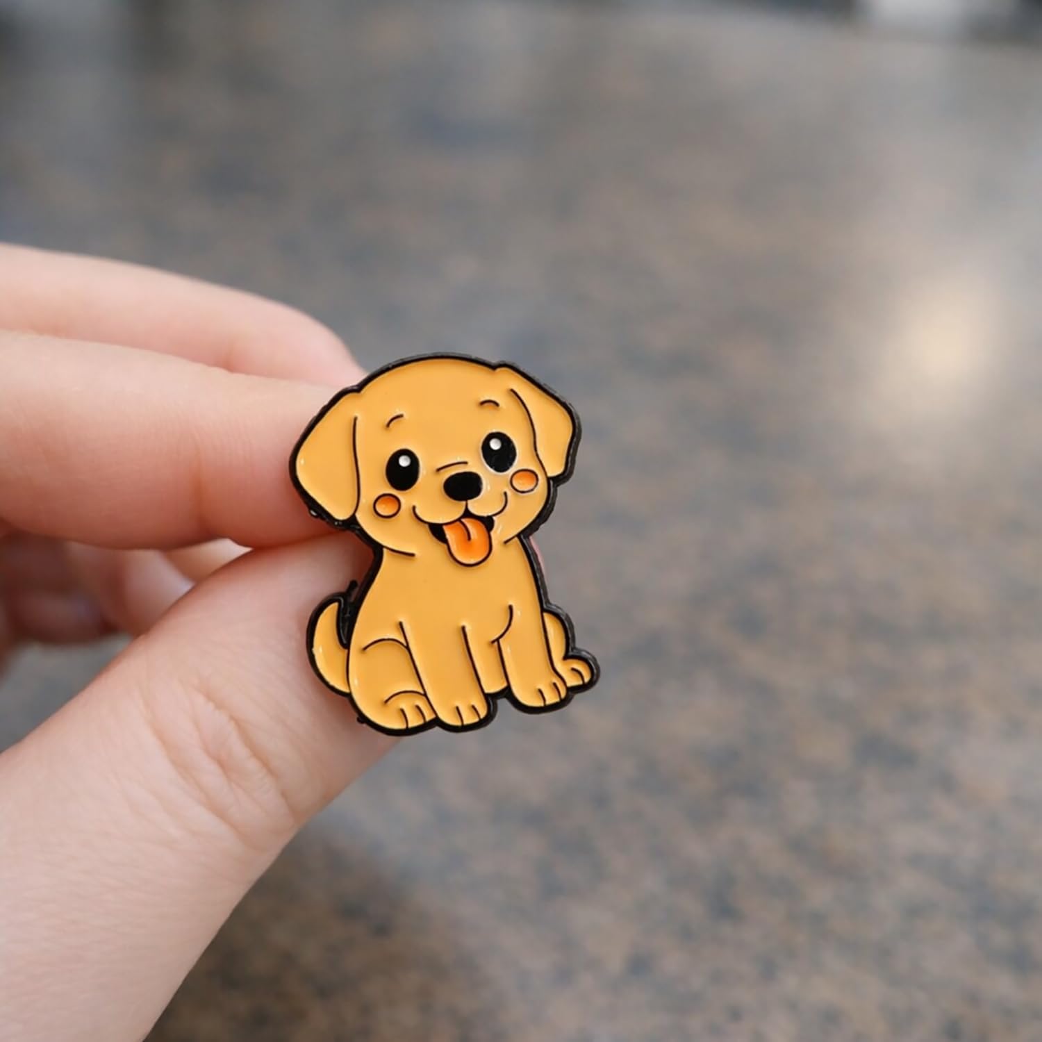 Golden Retriever Enamel Pin Set, 2-Piece