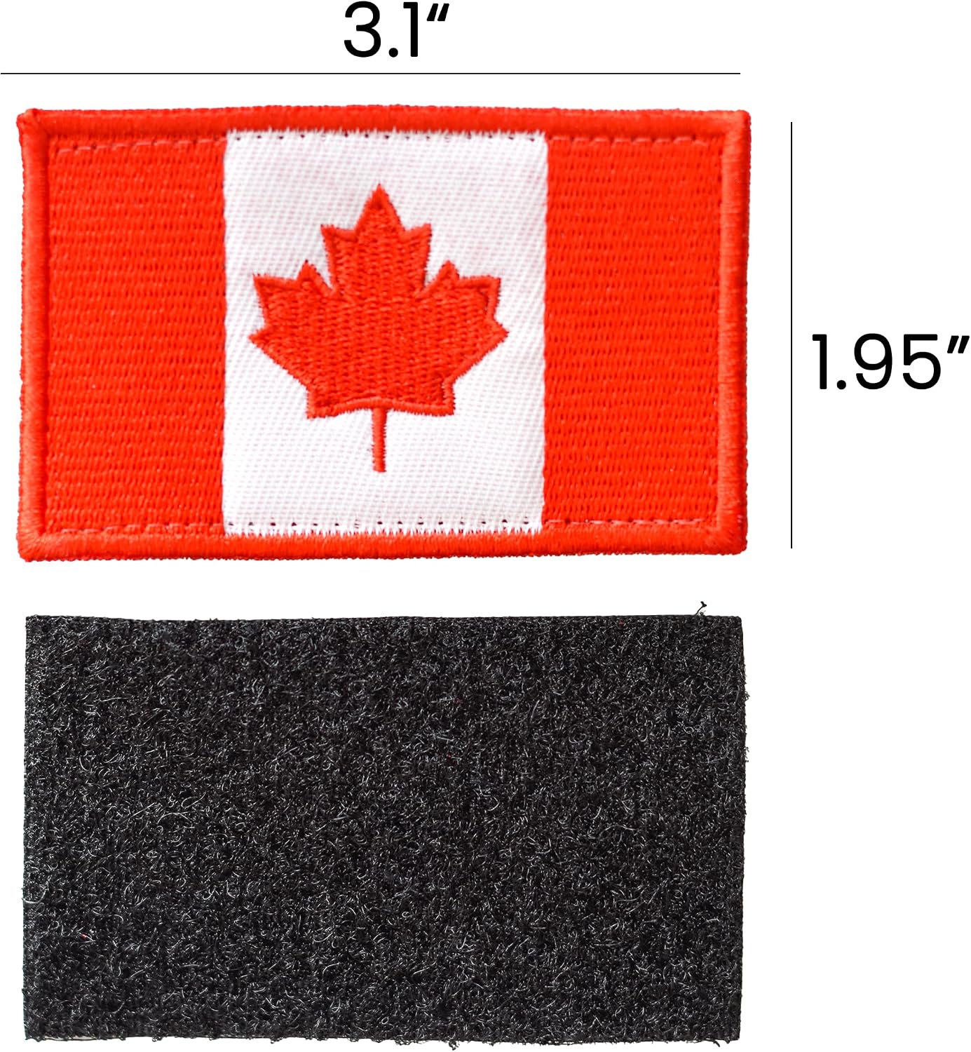Canada Flag Patch, 3-Pack