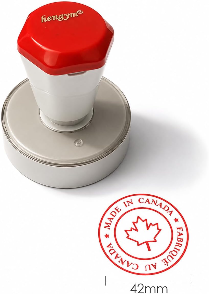 Made in Canada Stamp, 42mm Pre-Inked