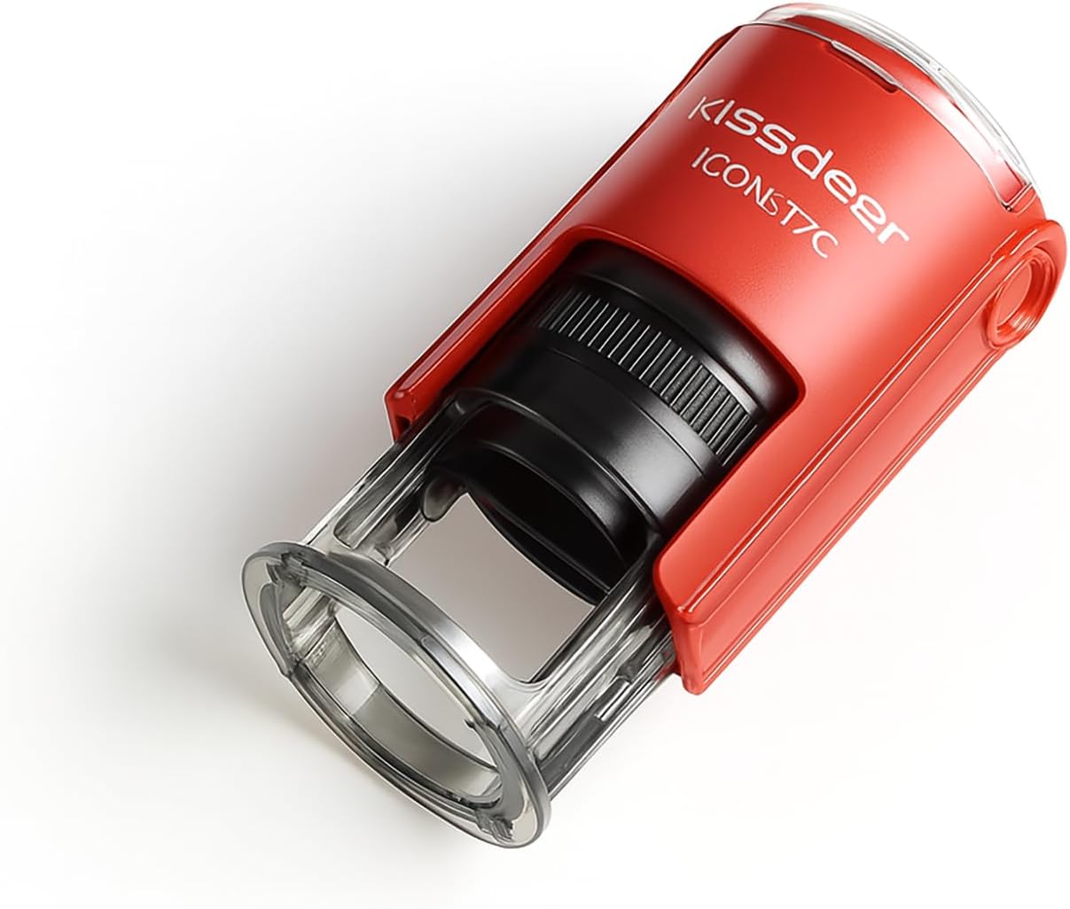 Canada Maple Leaf Stamp, 18mm Red Ink