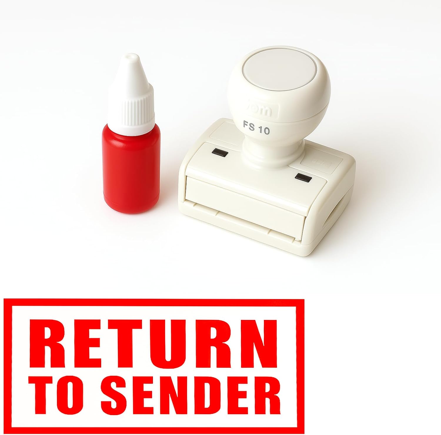 Return to Sender Stamp, Red Ink