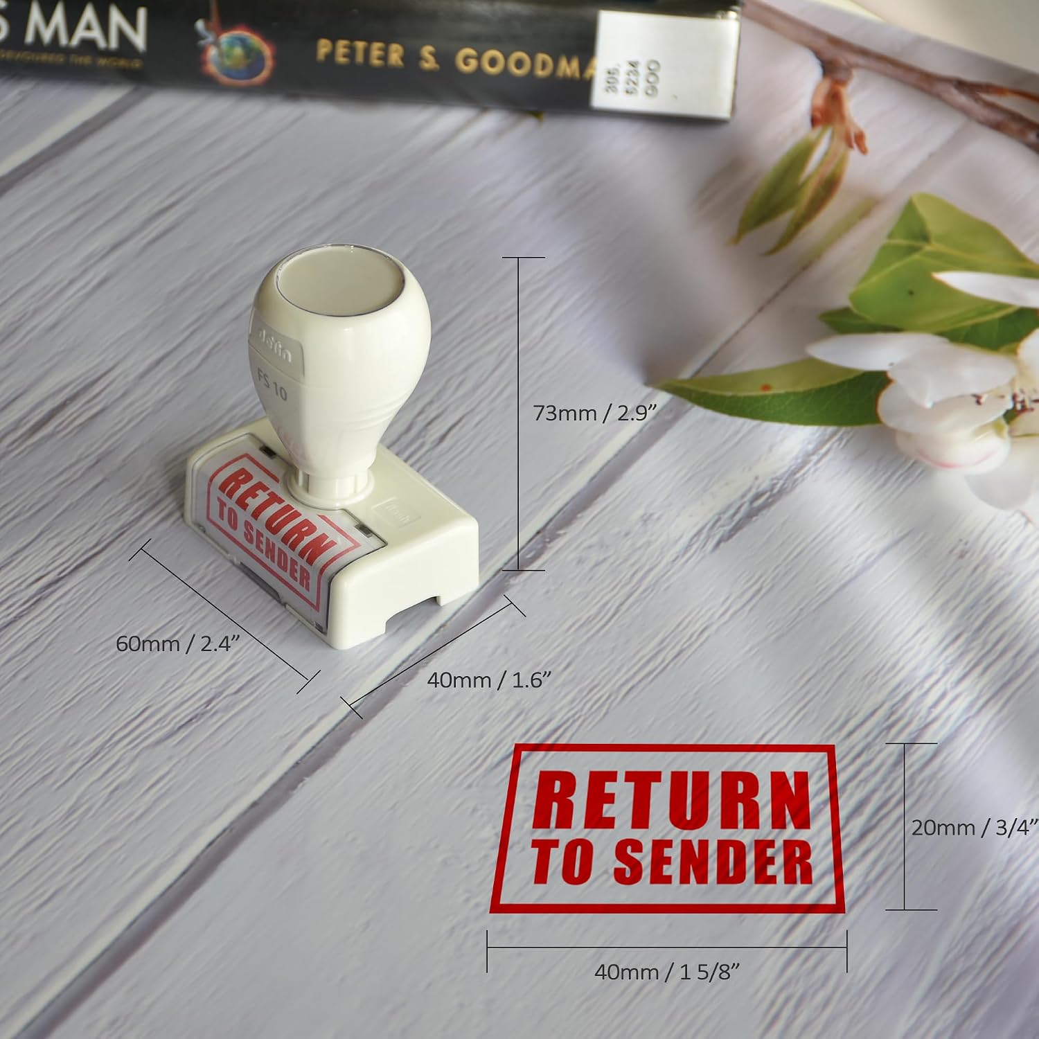 Return to Sender Stamp, Red Ink