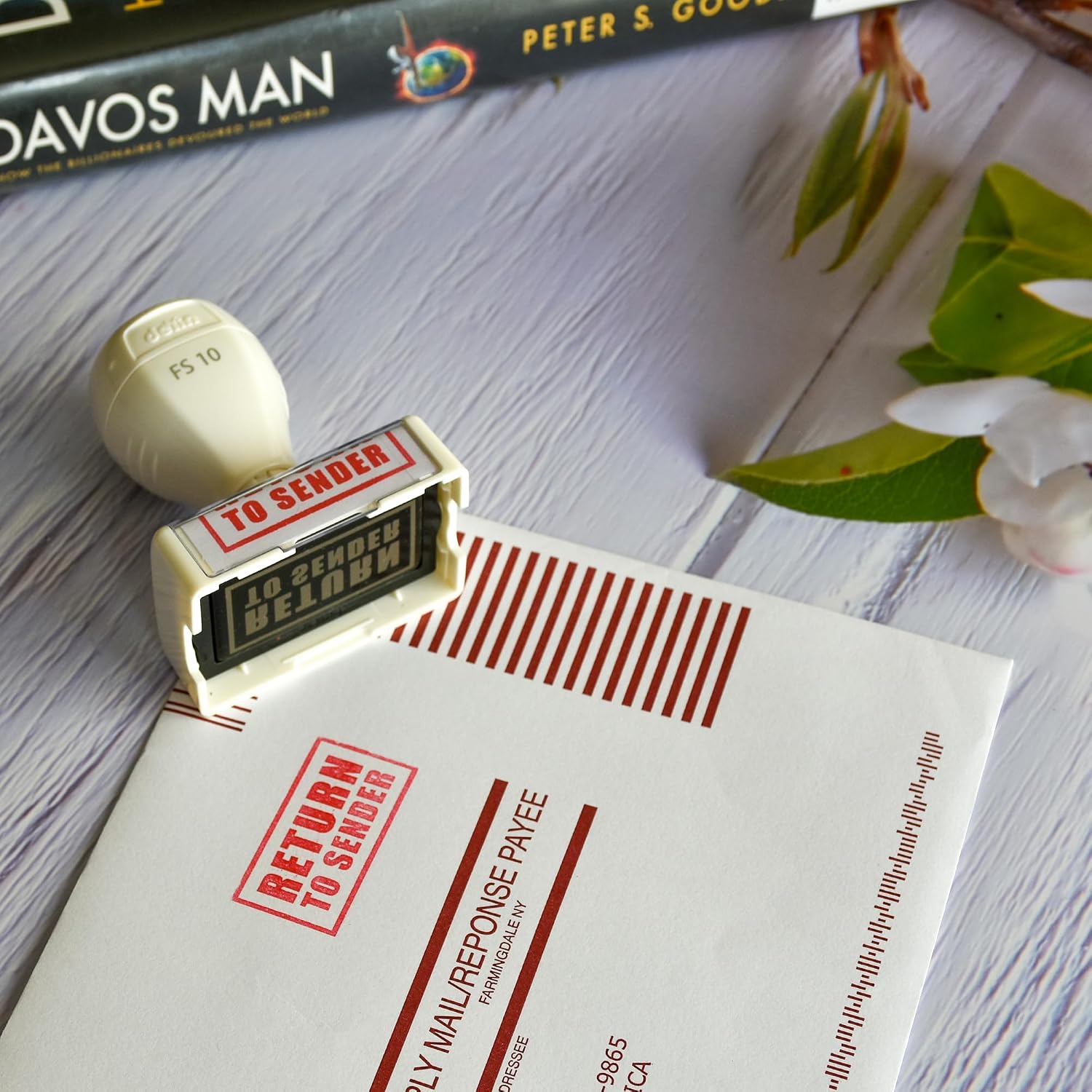 Return to Sender Stamp, Red Ink
