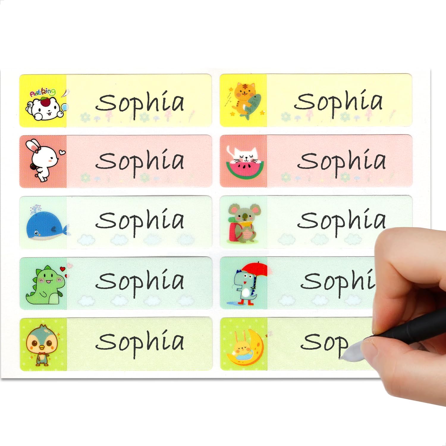 Kids Name Labels, 120-Pack